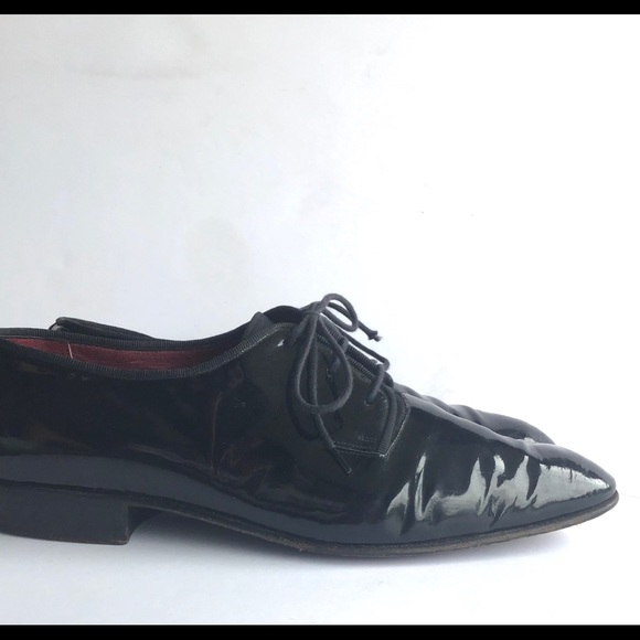 bally patent leather shoes